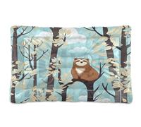 Sevdomey Cute Otter Pet Pads Dog Bed Cat Bed Kennel Bed Crate Mattress, Washable Soft Comfortable Pet Bed Pad with Non-Slip Bottom for Small Medium Large Dogs Cats, 60x90 cm