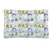 Sevdomey Cute Owls Pet Pads Dog Bed Cat Bed Kennel Bed Crate Mattress, Washable Soft Comfortable Pet Bed Pad with Non-Slip Bottom for Small Medium Large Dogs Cats, 45x60 cm