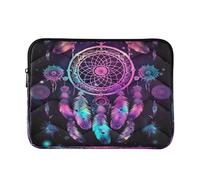 Sevdomey Dream Catcher Laptop Sleeve 13.4 Inch, Slim Protective Computer Case with Soft Padding, Top Zipper Bag for Women & Men, Fits Most 13.3 Inch Laptops