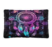 Sevdomey Dream Catcher Pet Pads Dog Bed Cat Bed Kennel Bed Crate Mattress, Washable Soft Comfortable Pet Bed Pad with Non-Slip Bottom for Small Medium Large Dogs Cats, 60x90 cm