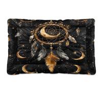 Sevdomey Dream Catcher Pet Pads Dog Bed Cat Bed Kennel Bed Crate Mattress, Washable Soft Comfortable Pet Bed Pad with Non-Slip Bottom for Small Medium Large Dogs Cats, 60x90 cm