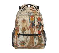 Sevdomey Egyptian Women Laptop Backpack, Waterproof 15L Stylish Lightweight Daypack with Multiple Pockets for Work, School & Travel