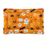 Sevdomey Halloween Ghosts Pet Pads Dog Bed Cat Bed Kennel Bed Crate Mattress, Washable Soft Comfortable Pet Bed Pad with Non-Slip Bottom for Small Medium Large Dogs Cats, 60x90 cm
