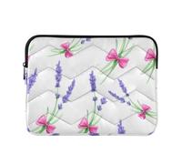 Sevdomey Lavender Laptop Sleeve 13.4 Inch, Slim Protective Computer Case with Soft Padding, Top Zipper Bag for Women & Men, Fits Most 13.3 Inch Laptops