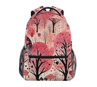 Sevdomey Love Tree Laptop Backpack, Waterproof 15L Stylish Lightweight Daypack with Multiple Pockets for Work, School & Travel