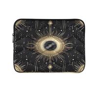 Sevdomey Magic Eyes Laptop Sleeve 15.6 Inch, Slim Protective Computer Case with Soft Padding, Top Zipper Bag for Women & Men, Fits Most 15 Inch Laptops
