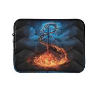Sevdomey Musical Notes Laptop Sleeve 13.4 Inch, Slim Protective Computer Case with Soft Padding, Top Zipper Bag for Women & Men, Fits Most 13.3 Inch Laptops