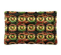 Sevdomey Mystical Eyes Pet Pads Dog Bed Cat Bed Kennel Bed Crate Mattress, Washable Soft Comfortable Pet Bed Pad with Non-Slip Bottom for Small Medium Large Dogs Cats, 60x90 cm