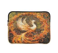 Sevdomey Phoenix Laptop Sleeve 13.4 Inch, Slim Protective Computer Case with Soft Padding, Top Zipper Bag for Women & Men, Fits Most 13.3 Inch Laptops