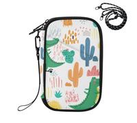 Sevdomey Playful Crocodiles Lightweight Water-Resistant Multi-Pocket Passport Holder Organizer