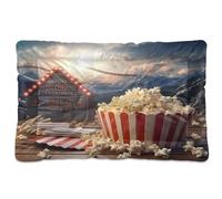 Sevdomey Popcorn Clapboard Pet Pads Dog Bed Cat Bed Kennel Bed Crate Mattress, Washable Soft Comfortable Pet Bed Pad with Non-Slip Bottom for Small Medium Large Dogs Cats, 60x90 cm