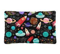 Sevdomey Rockets Pet Pads Dog Bed Cat Bed Kennel Bed Crate Mattress, Washable Soft Comfortable Pet Bed Pad with Non-Slip Bottom for Small Medium Large Dogs Cats, 60x90 cm