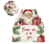 Sevdomey Santa Claus and Christmas Nursing Car Seat Cover for Babies Newborns, Multi-Purpose Soft Breathable Breastfeeding Cover - Car Seat Covers - Nursing Scarf