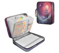 Sevdomey Ship in Ocean Waterproof Expanding File Folder, Accordion Document Organizer with Zipper & Sticky Labels, Large Capacity A4/Letter Size for Office Home