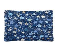 Sevdomey Stars Pattern Pet Pads Dog Bed Cat Bed Kennel Bed Crate Mattress, Washable Soft Comfortable Pet Bed Pad with Non-Slip Bottom for Small Medium Large Dogs Cats, 60x90 cm