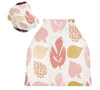 Sevdomey Stripes and Polka Dots Nursing Car Seat Cover for Babies Newborns, Multi-Purpose Soft Breathable Breastfeeding Cover Nursing Scarf