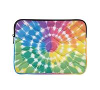 Sevdomey Tie Dye Laptop Sleeve 15.6 Inch, Slim Protective Computer Case with Soft Padding, Top Zipper Bag for Women & Men, Fits Most 15 Inch Laptops