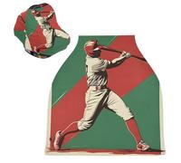 Sevdomey Vintage Baseball Player Nursing Car Seat Cover for Babies Newborns, Multi-Purpose Soft Breathable Breastfeeding Cover - Car Seat Covers - Nursing Scarf