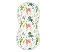 Sevdomey Watercolor Cute Dragons Baby Burp Cloths for Newborn Baby Boys and Girls, Soft Absorbent Cotton Muslin Burp Clothes Set