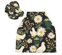 Sevdomey White Doves Nursing Car Seat Cover for Babies Newborns, Multi-Purpose Soft Breathable Breastfeeding Cover Nursing Scarf