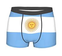 SEVEBJ Argentina Flag Boxer Briefs Underwear For Mens Black