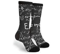 SEVEBJ Funny Novelty Crazy Crew Men's Women's Casual Dress Socks E=mc2