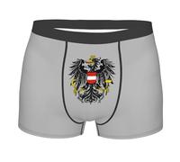 SEVEBJ national emblem of Austria Men's Boxer Briefs Elastic Waistband Briefs Men's Boxer Briefs