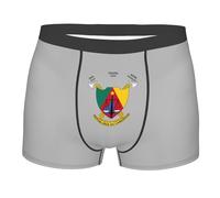 SEVEBJ national emblem of Cameroon Men's Boxer Briefs Elastic Waistband Briefs Men's Boxer Briefs