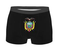 SEVEBJ national emblem of Ecuador Men's Boxer Briefs Elastic Waistband Briefs Men's Boxer Briefs