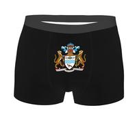 SEVEBJ national emblem of Guyana Men's Boxer Briefs Elastic Waistband Briefs Men's Boxer Briefs