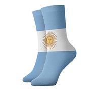 SEVEBJ Swiss flag Unisex Casual Crew Socks Novelty Athletic Socks Men's Dress Socks Patterned Sock Flag of Argentina