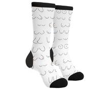 SEVEBJ Unisex Casual Funny Novelty Crew Socks Gifts For Men Women Sewing Machine