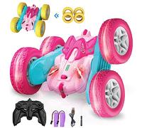 seveclotree Remote Control Car for Kids,360°Rotating Double Sided RC Cars,4WD 2.4Ghz Stunt Car Toys with Headlights,Birthday Gifts Toys for 6+ Year Old Boys and Girls
