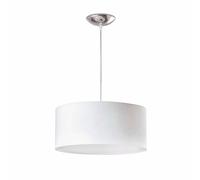 Seven 2 Light Small Round Ceiling Pendant White E27 Netlighting White One Size