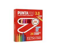 SEVEN Puntapro 3.0 School Markers - Box of 24 Pieces, Super Washable, Children and Youth