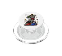 Seven 7yr 7th Birthday Emergency Vehicles 7 Year Old Gifts PopSockets PopGrip for MagSafe