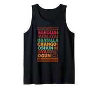 Seven African Gods Powers Obatala Orisha Spirits, Africa Tank Top
