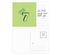 Seven Age Digital Birthday Postcard Card Important Person Anniversary
