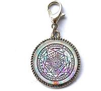 Seven Arch Angels Protection Amulet Archangel Michael Jewelry Angel Jewelry Friend Gift Bracelet Pendant Zipper Pull Charm with Lobster Clasp Art Photo Zipper Pull Jewelry