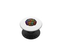 Seven Archangels Angel Group Art Gothic Cathedral Mosaic Art PopSockets Adhesive PopGrip