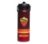 Seven AS Roma Football Bottle, Red and Yellow - 500 ml Thermal Stainless Steel Water Bottle Inside Outside - Temperature Maintenance up to 24 Hours, yellow, 500 ml