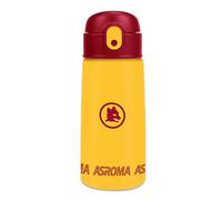Seven AS ROMA Insulated Water Bottle for Boys, BPA-Free Stainless Steel, 460 ml, Temperature Maintenance: Hot 12 H/Cold 24h, Child, Boy, Adult, Football, Official Product, Gift Idea