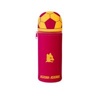 Seven AS Roma School Pencil Case for Boys in Soft Silicone, Child, Boy, Football, Official Product, Gift Idea