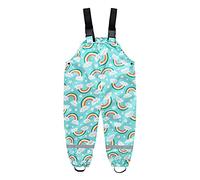 SEVEN BB Boys Girls Rain Trousers Kids Waterproof Over Trousers Toddler Rainbow Rain Pants Children Rainwear 2 Years