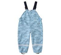 SEVEN BB Kids Waterproof Trousers Boys Mud Rain Trousers Girls Puddle Pants Baby Waterproof Dungarees Rain Bib Pants Car Bus Taxi Blue 5 Years