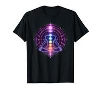 Seven Chakra Meditation Sacred Geometry Yoga Spiritual Art Value Graphic T-Shirt
