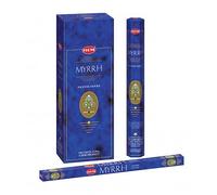 Seven Chakra Tree Hem Myrrh Incense Sticks - 6 Pack | Sacred Resin Aroma Agarbatti for Meditation, Purification & Spiritual Power