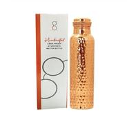 Seven Chakra Tree Pure Copper Water Bottle (32oz/950ml) - Ayurvedic Hammered Flask - Eco-Friendly, Leak-Proof, BPA-Free, Copper Bottles for Home, Office & Travel