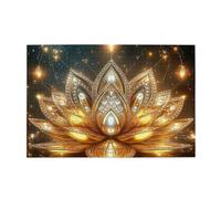 Seven Chakras Meditation Zen - Holy Lotus 1000 Piece Jigsaw Puzzles For Adults Wooden Puzzles For Adults Gifts Home Decor