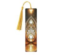 Seven Chakras Meditation Zen - Holy Lotus Double-Sided Printed Wooden Bookmarks 5pcs, Women Presents for Book Lovers Cool Notebook Accessories Birthday Presents for Men(5 Piece Set)